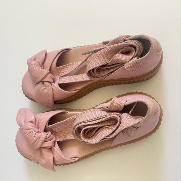 Puma Fenty The Bow Sandals Ankle Wrap Women’s 7.5 Gladiator Platform Soft Pink - Picture 3 of 16